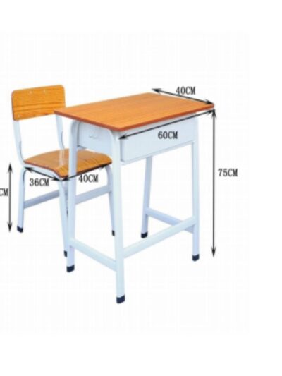 סט שולח וכיסא תלמיד בודד TopSchool-9